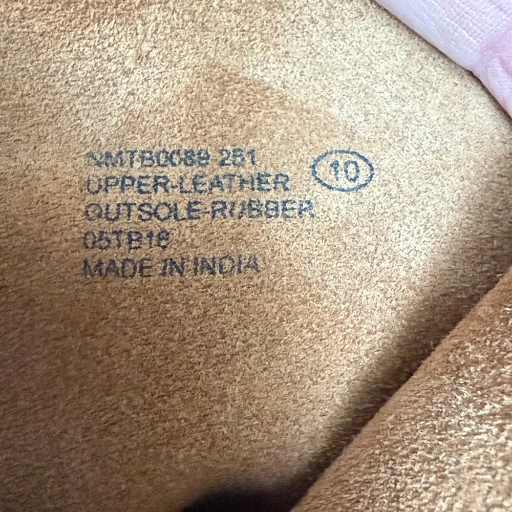 Naughty Monkey Tan Stride Suede Distressed Pull On Tall Boots Size 10 - Picture 6 of 7